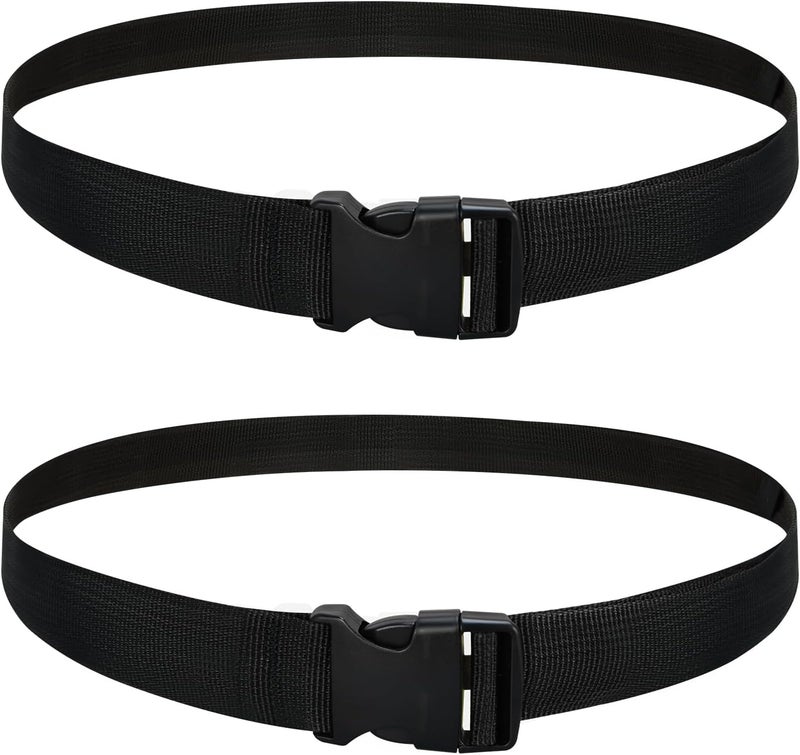 DkOvn 2 Pack Football Belts, 52 to 57 Inches Long, with Stainless Steel D Rings, for Youth, Adults - Image 1